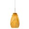 Besa Lighting Pera 9 Cord Pendant, Honey, Satin Nickel Finish, 1x9W LED 1JT-4126HN-LED-SN - alternate 1